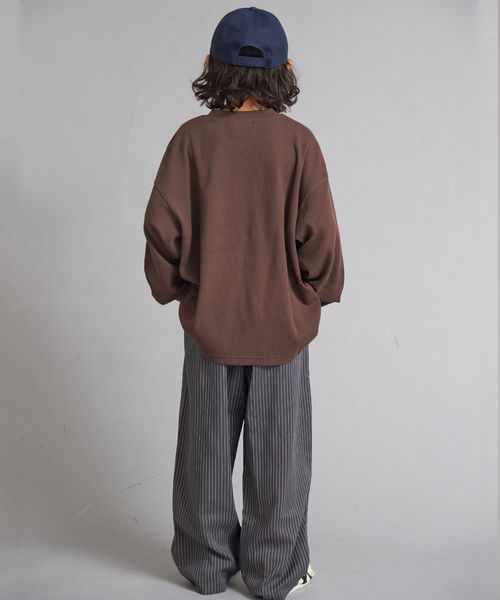 페어마논 키즈 티셔츠 일본 pairmanon 아동복 아소토 디자인 와플 프린트 맨투맨 8컬러