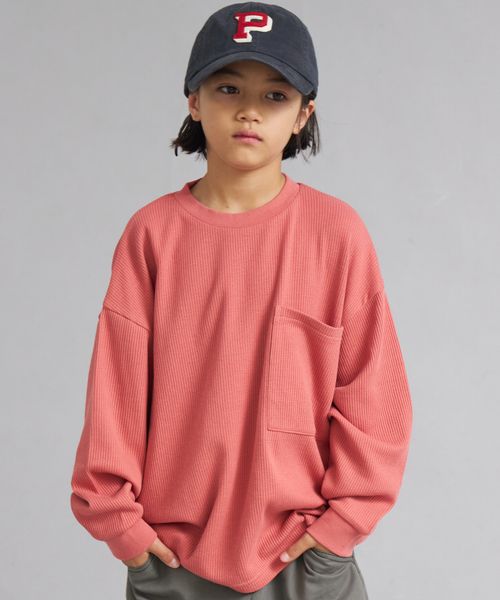 페어마논 키즈 티셔츠 일본 pairmanon 아동복 아소토 디자인 와플 프린트 맨투맨 8컬러