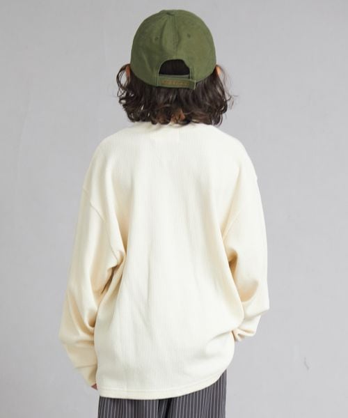 페어마논 키즈 티셔츠 일본 pairmanon 아동복 와플 헨리넥 자수 로고 긴팔티 5컬러