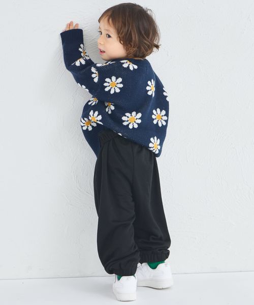 페어마논 키즈 티셔츠 일본 pairmanon 아동복 자가드 플라워 맨투맨 니트 2컬러