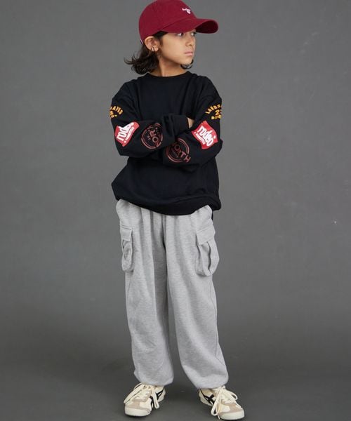 페어마논 키즈 바지 일본 pairmanon 아동복 사이드 포켓 카고팬츠 4컬러