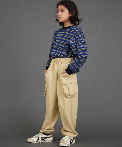페어마논 키즈 바지 일본 pairmanon 아동복 사이드 포켓 카고팬츠 4컬러