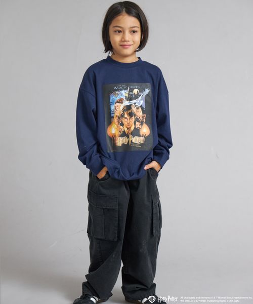 페어마논 키즈 티셔츠 일본 pairmanon 아동복 해리포터 프린트 긴팔티 3컬러