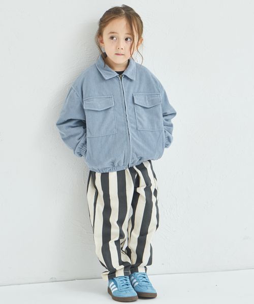 페어마논 키즈 자켓 일본 pairmanon 아동복 코듀로이 플라이트 재킷 2컬러