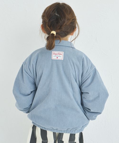 페어마논 키즈 자켓 일본 pairmanon 아동복 코듀로이 플라이트 재킷 2컬러