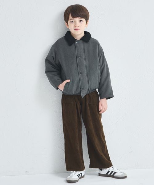 페어마논 키즈 자켓 일본 pairmanon 아동복 유니섹스 카라 코듀로이 재킷 2컬러