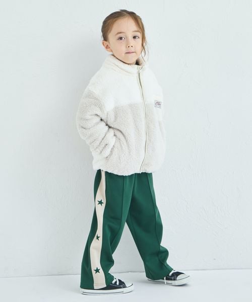 페어마논 키즈 자켓 일본 pairmanon 아동복 마슈마로 후리스 배색 블루종 플리스 4컬러