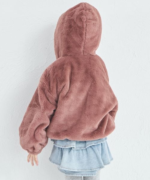 페어마논 키즈 자켓 일본 pairmanon 아동복 푹신푹신 퍼 짚업 후드 점퍼 2컬러