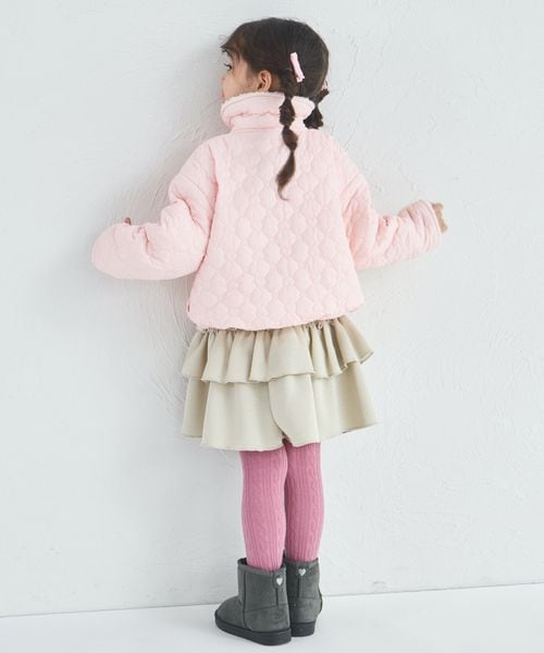 페어마논 키즈 자켓 일본 pairmanon 아동복 마슈마로 보아 하트 퀼팅 블루종 2컬러