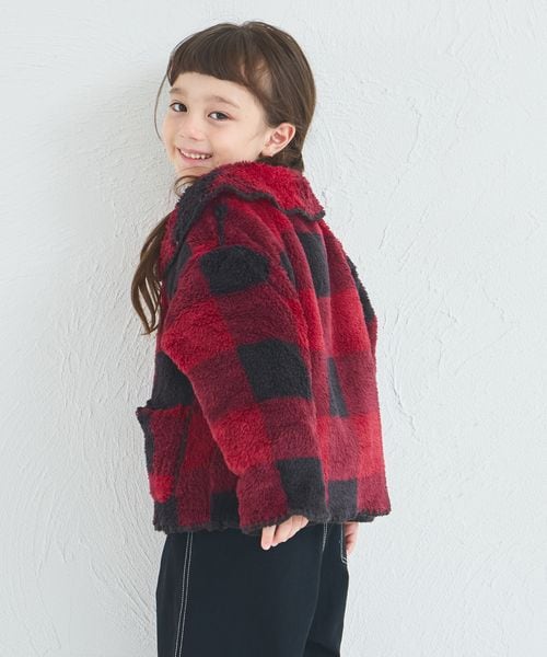 페어마논 키즈 자켓 일본 pairmanon 아동복 마슈마로 배색 스티치 보아 재킷 3컬러