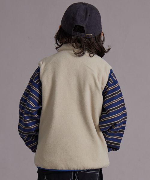 페어마논 키즈 조끼 일본 pairmanon 아동복 베스트 스탠드 컬러 짚업 4컬러