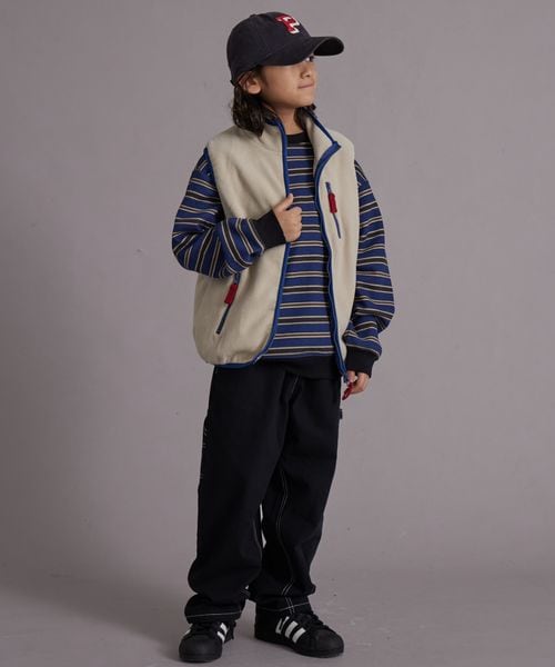 페어마논 키즈 조끼 일본 pairmanon 아동복 베스트 스탠드 컬러 짚업 4컬러