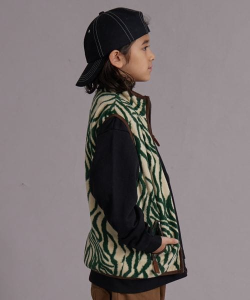 페어마논 키즈 조끼 일본 pairmanon 아동복 베스트 스탠드 컬러 짚업 4컬러