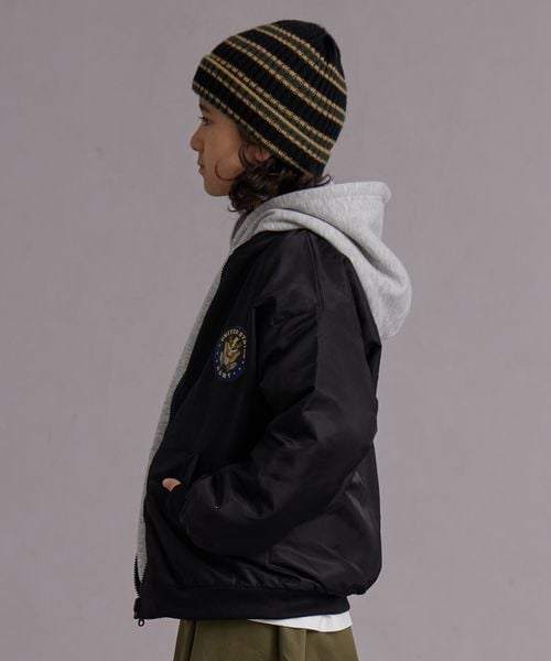 페어마논 키즈 자켓 일본 pairmanon 아동복 플리스 리버시블 MA-1 항공점퍼 2컬러