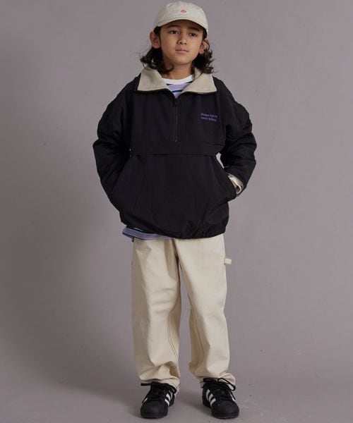 페어마논 키즈 티셔츠 일본 pairmanon 아동복 플리스 나일론 하프짚업 아노락 블루종 4컬러