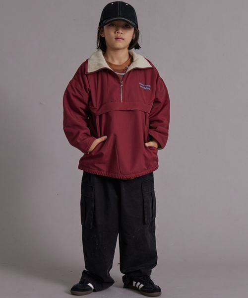 페어마논 키즈 티셔츠 일본 pairmanon 아동복 플리스 나일론 하프짚업 아노락 블루종 4컬러