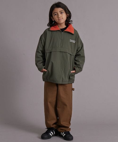 페어마논 키즈 티셔츠 일본 pairmanon 아동복 플리스 나일론 하프짚업 아노락 블루종 4컬러