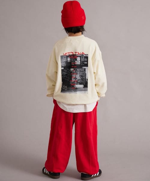 페어마논 키즈 티셔츠 일본 pairmanon 아동복 백 포토 프린트 맨투맨 5컬러