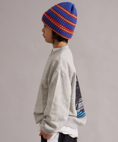 페어마논 키즈 티셔츠 일본 pairmanon 아동복 백 포토 프린트 맨투맨 5컬러