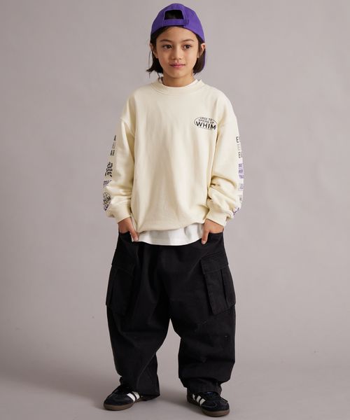 페어마논 키즈 티셔츠 일본 pairmanon 아동복 소매 로고 포인트 스웨트 맨투맨 5컬러