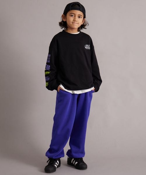 페어마논 키즈 티셔츠 일본 pairmanon 아동복 소매 로고 포인트 스웨트 맨투맨 5컬러