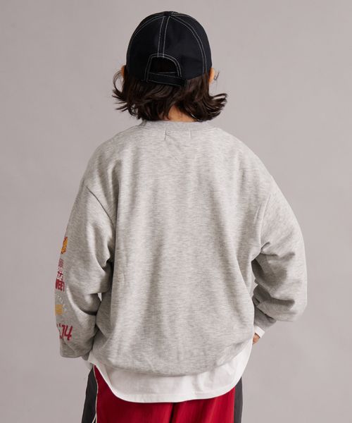 페어마논 키즈 티셔츠 일본 pairmanon 아동복 소매 로고 포인트 스웨트 맨투맨 5컬러