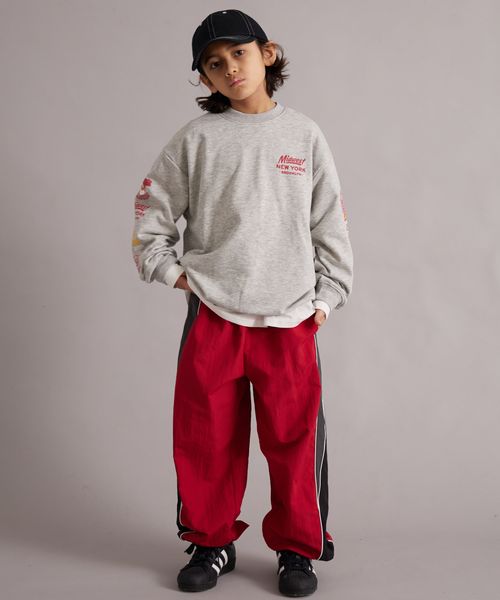 페어마논 키즈 티셔츠 일본 pairmanon 아동복 소매 로고 포인트 스웨트 맨투맨 5컬러