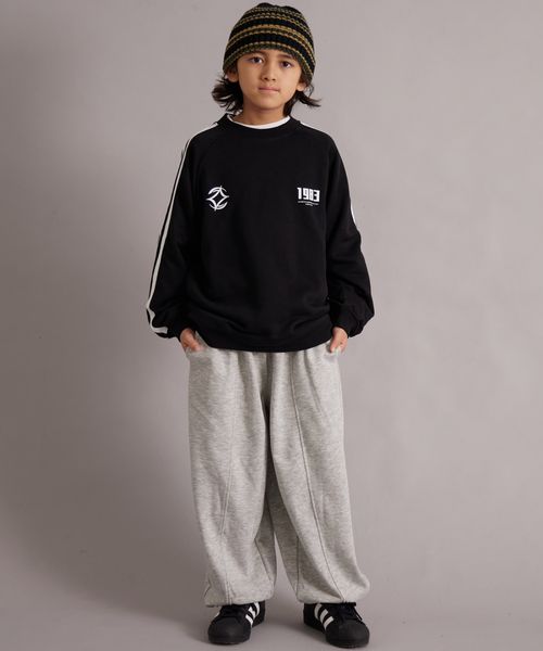 페어마논 키즈 티셔츠 일본 pairmanon 아동복 라글란 배색 소매 맨투맨 4컬러