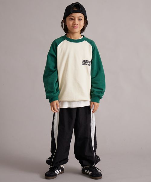 페어마논 키즈 티셔츠 일본 pairmanon 아동복 기모 서클 백프린트 맨투맨 5컬러