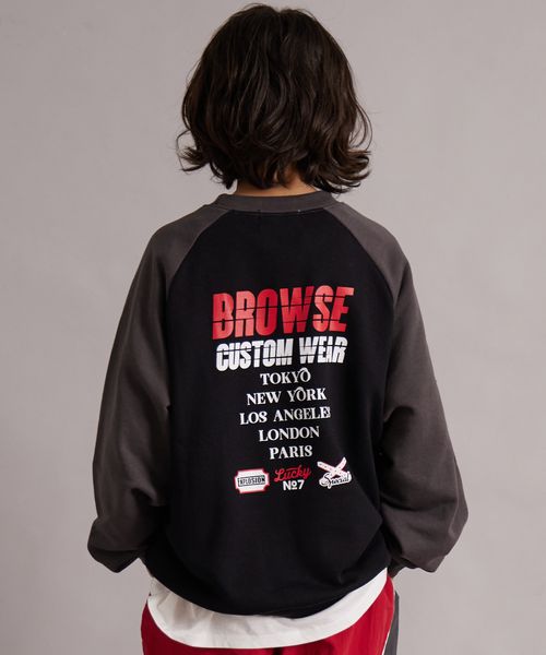 페어마논 키즈 티셔츠 일본 pairmanon 아동복 기모 서클 백프린트 맨투맨 5컬러