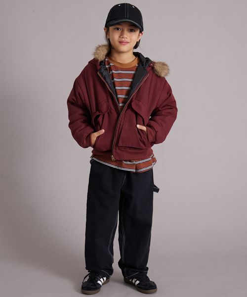 페어마논 키즈 자켓 일본 pairmanon 아동복 나가와타 퍼 블루종 후드 3컬러