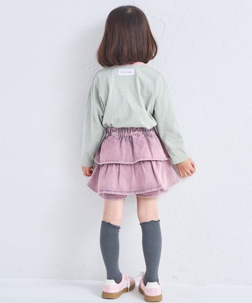 페어마논 키즈 티셔츠 일본 pairmanon 아동복 투톤 디자인 스트라이프 긴팔티 4컬러