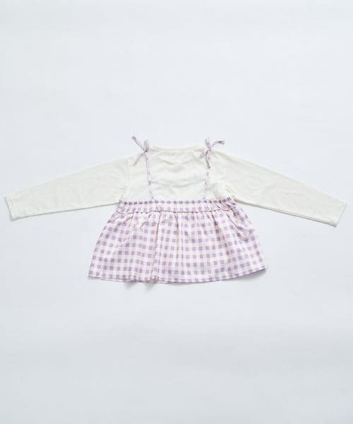 페어마논 키즈 티셔츠 일본 PAIRMANON 레이어드 리본 민소매 론티 3컬러