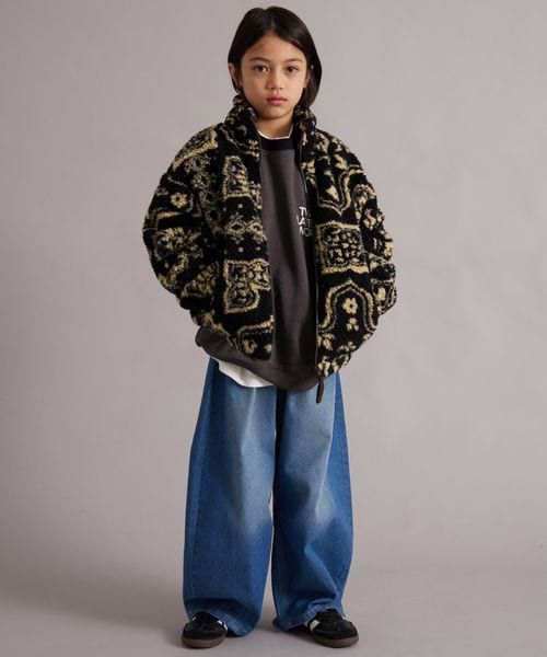 페어마논 키즈 자켓 일본 pairmanon 아동복 후리스 자가드 플리스 4컬러