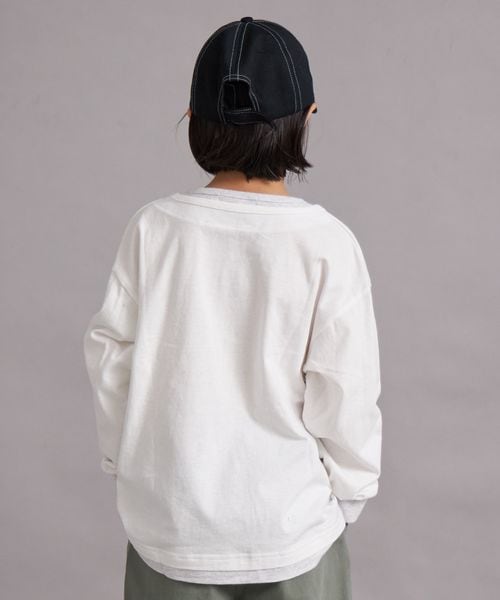 페어마논 키즈 티셔츠 일본 pairmanon 아동복 레이어드 헨리넥 긴팔티 4컬러