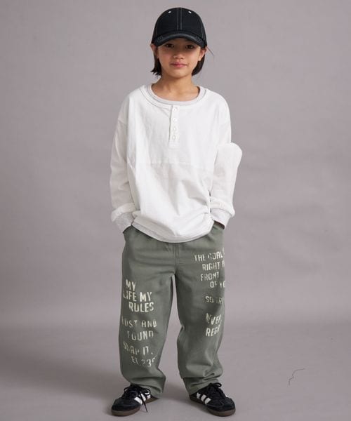 페어마논 키즈 티셔츠 일본 pairmanon 아동복 레이어드 헨리넥 긴팔티 4컬러