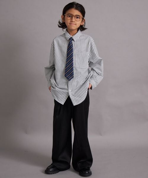 페어마논 키즈 셔츠 일본 PAIRMANON STREET 포멀 레귤러 컬러 남방 2컬러