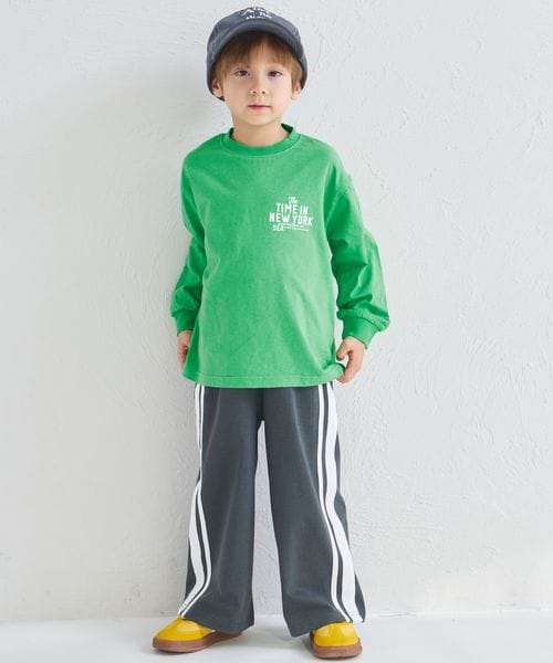 페어마논 키즈 티셔츠 일본 PAIRMANON 어소트 백 로고 긴팔티 3컬러