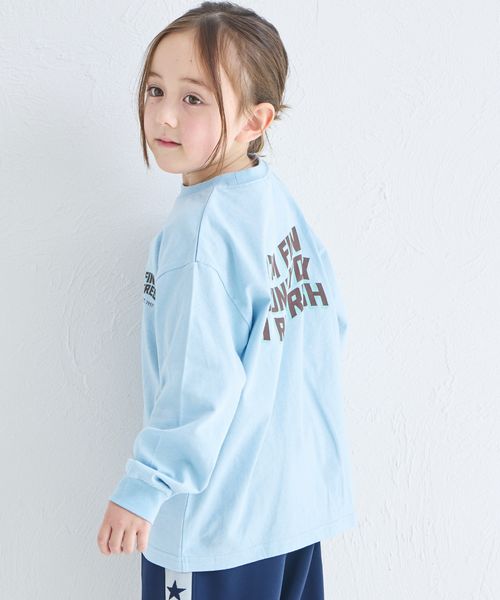 페어마논 키즈 티셔츠 일본 PAIRMANON 어소트 백 로고 긴팔티 3컬러