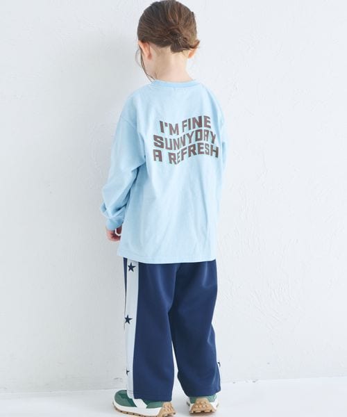 페어마논 키즈 티셔츠 일본 PAIRMANON 어소트 백 로고 긴팔티 3컬러