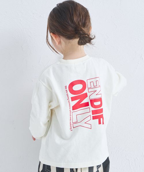 페어마논 키즈 티셔츠 일본 PAIRMANON 어소트 백 로고 긴팔티 3컬러