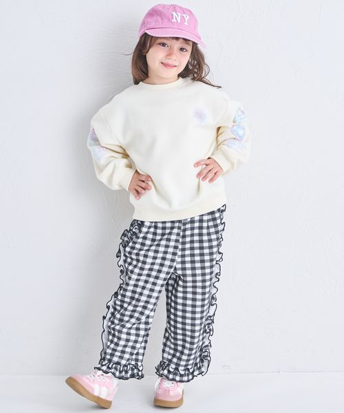 페어마논 키즈 티셔츠 일본 pairmanon 아동복 기모 걸스 소매 프린트 맨투맨 3컬러