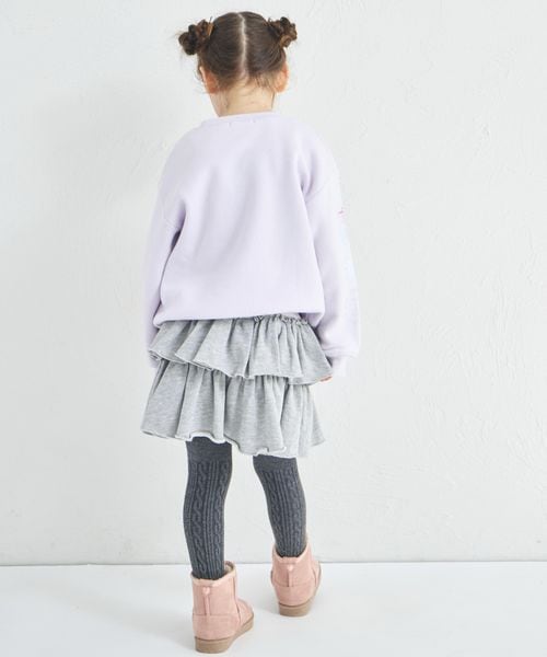 페어마논 키즈 티셔츠 일본 pairmanon 아동복 기모 걸스 소매 프린트 맨투맨 3컬러