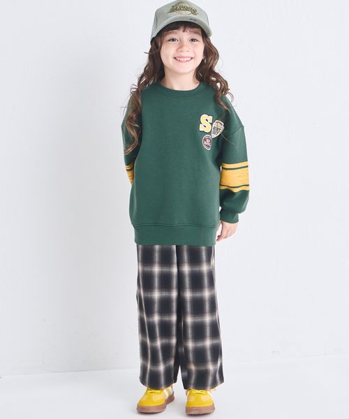 페어마논 키즈 티셔츠 일본 pairmanon 아동복 기모 패치 라인 맨투맨 3컬러