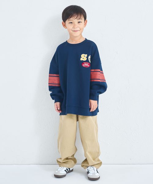 페어마논 키즈 티셔츠 일본 pairmanon 아동복 기모 패치 라인 맨투맨 3컬러