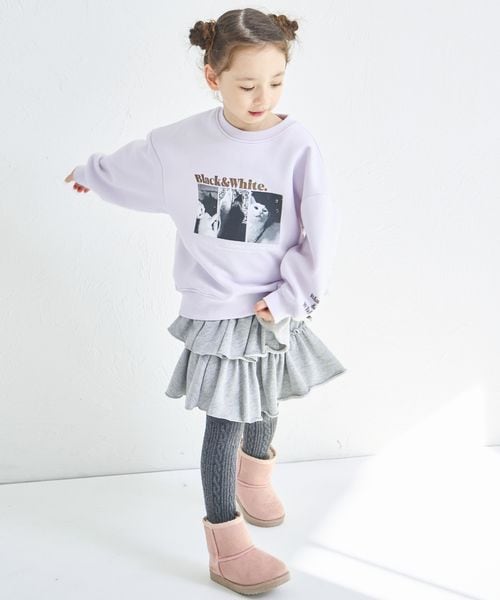 페어마논 키즈 티셔츠 일본 pairmanon 아동복 애니멀 포토 맨투맨 4컬러