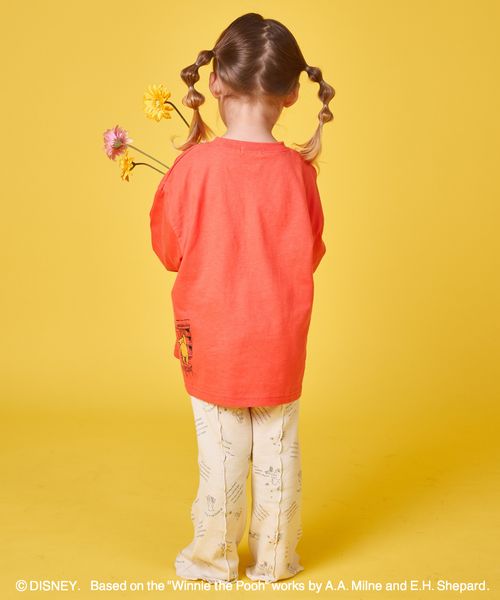 페어마논 키즈 티셔츠 일본 PAIRMANON 디즈니 곰돌이 푸 프린트 긴팔티 3컬러