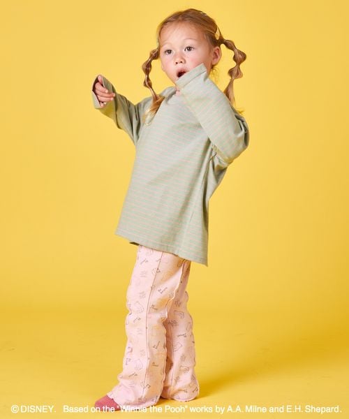 페어마논 키즈 바지 일본 PAIRMANON 디즈니 곰돌이 푸 레깅스 팬츠 2컬러