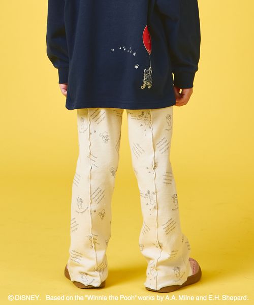 페어마논 키즈 바지 일본 PAIRMANON 디즈니 곰돌이 푸 레깅스 팬츠 2컬러