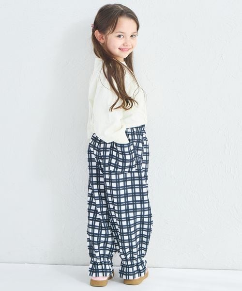 페어마논 키즈 바지 일본 pairmanon 아동복 걸스 여아 체크 무늬 쉐프 팬츠 3컬러